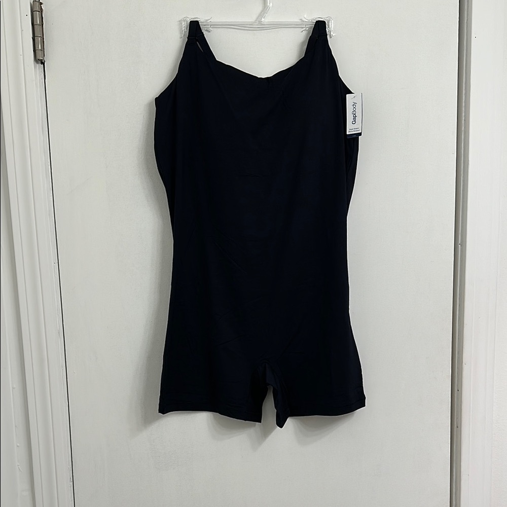 GapBody Black Shapewear Bodysuit Size Large NWT